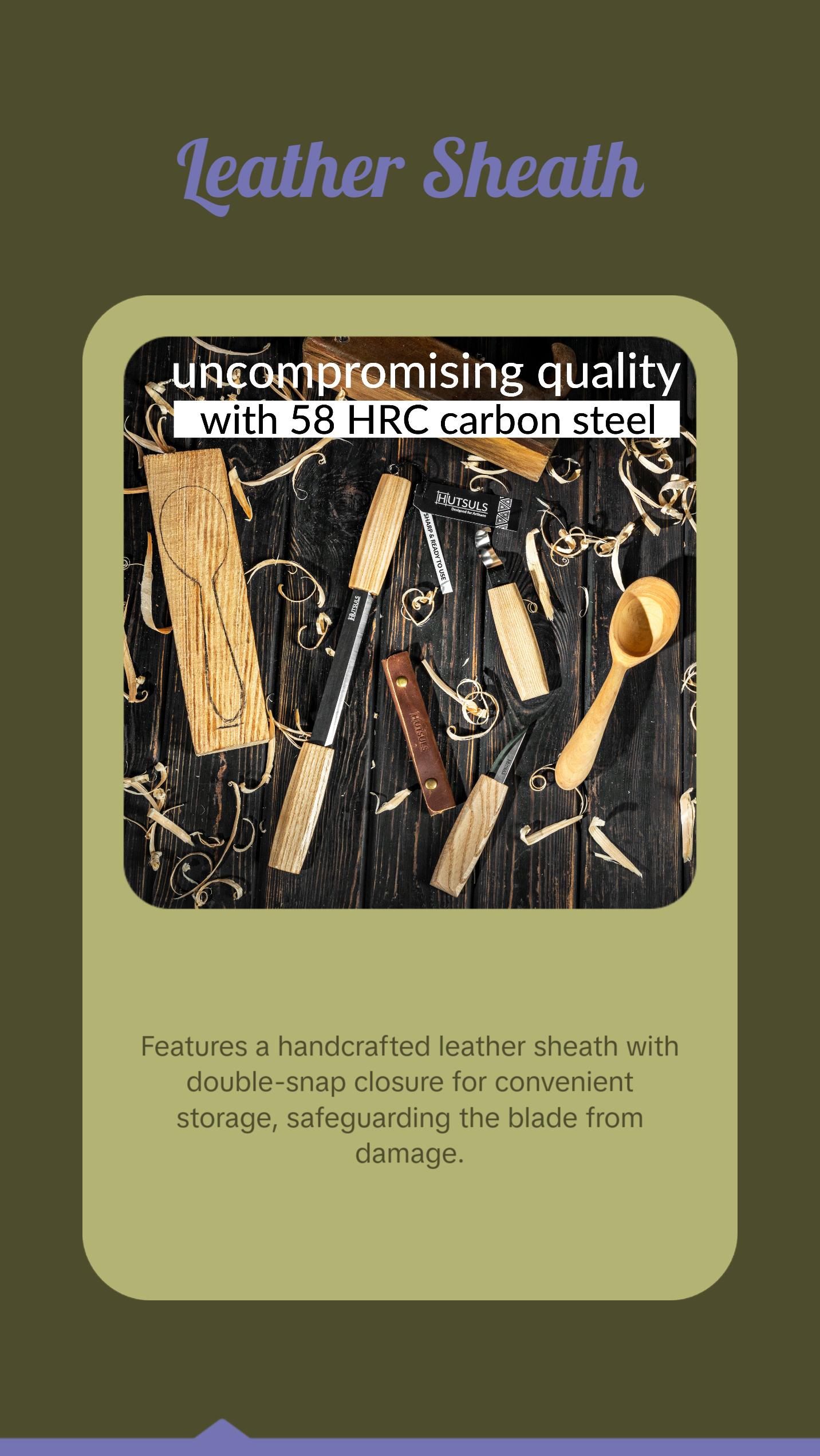 Hutsuls Draw Knife Woodworking Tool - Sharp & Ready 5.3 inch Debarking Knife with Leather Sheath, Easy to Use Straight Handles Draw Knife Debarking Tool, Great to Your Bushcraft Tools Collection Hutsuls Draw Knife Woodworking Tool - Sharp & Ready 5.3 inch Debarking Knife with Leather Sheath, Easy to Use Straight Handles Draw Knife Debarking Tool, Great to Your Bushcraft Tools Collection