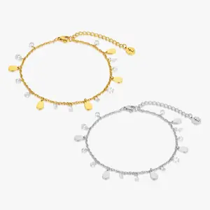 Dangling Gems Anklet
