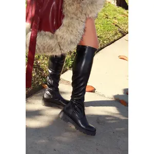 Izzy Flat Boots - Black