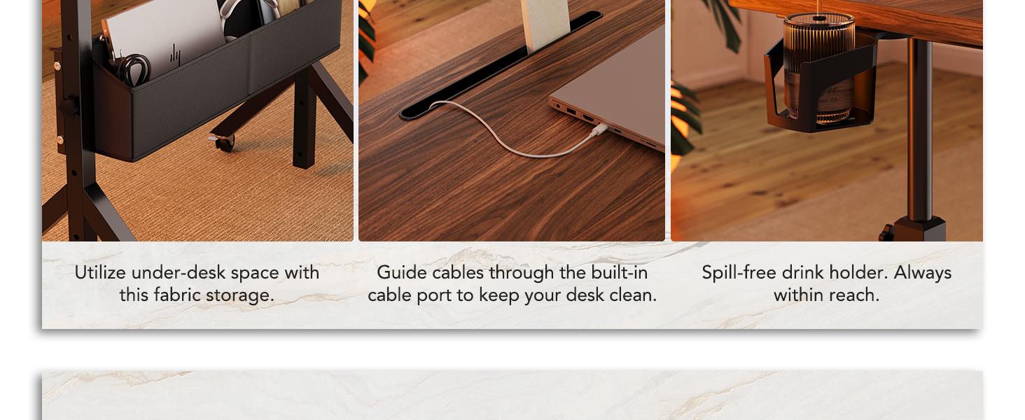 Adjustable Rolling Desk: Height adjusts from 28.7" to 46.1", perfect for use with a walking pad or treadmill. The 31.5" x 15.75" tabletop offers ample space, making it a portable, ergonomic workstation. Adjustable Rolling Desk: Height adjusts from 28.7" to 46.1", perfect for use with a walking pad or treadmill. The 31.5" x 15.75" tabletop offers ample space, making it a portable, ergonomic workstation.