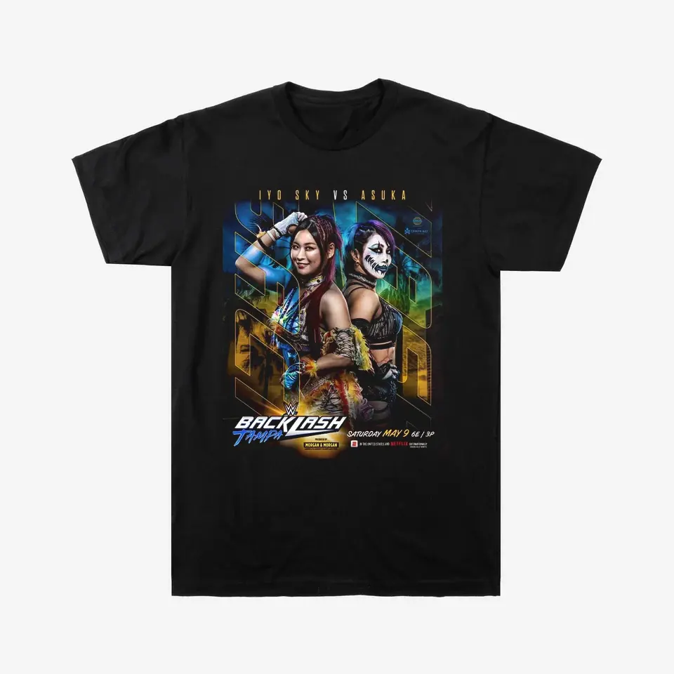 WWE 2026 Iyo Sky Vs Asuka Match Card T-Shirt