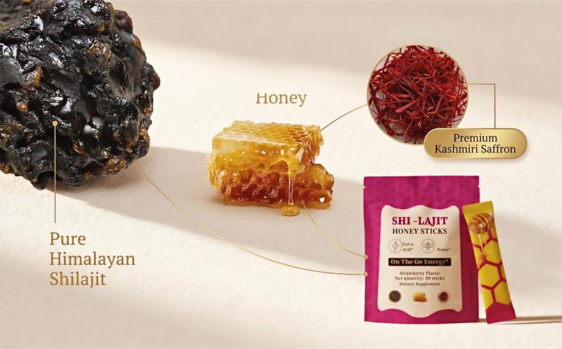SHE-Lajit Shilajit Honeysticks for Women | Pure Himalayan Shilajit with Shatavari & Saffron | Hormonal Balance & Natural Energy Support | Delicious Organic Honey Infused | 30 Count Sticks SHE-Lajit Shilajit Honeysticks for Women | Pure Himalayan Shilajit with Shatavari & Saffron | Hormonal Balance & Natural Energy Support | Delicious Organic Honey Infused | 30 Count Sticks