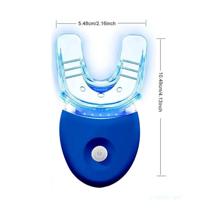 Whitening Light Teeth Whitening Kit with 5 X 3ml Carbamide Peroxide Teeth Whitening Gel,Safe Enamel, perfect ift for Parents,girlfriend/boyfriend gift Moldable Denture Cavities Pellets replacement denture broken effective