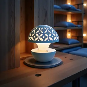 Wobbler Night Light 3 Color Dimming, Cute Tumbler Bedside Lamp with Soft Warm Light, Adjustable Brightness USB Rechargeable for Bedroom Baby Nursery Breastfeeding Double Head Wireless Desk Personalized LED Music Customizable Name Neon Sign