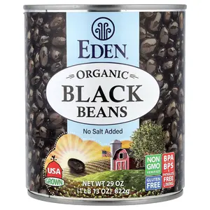 Eden Foods Organic Black Beans, 29 oz (822 g)