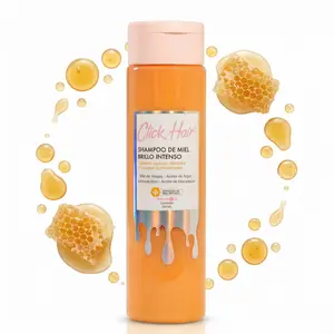 Click Hair Shampoo de Miel de Abeja - Intense Nutrition, Natural Shine & Softness for Dry Hair