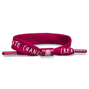 "Create Change" Printed Single Lace Bracelet