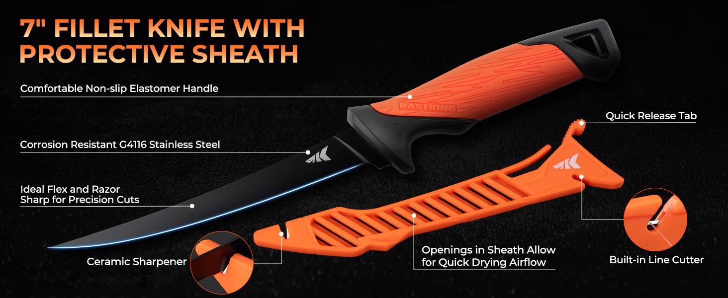 KastKing EZ Fillet Fish Fillet Mat, Anti-slip Texture With 25" Integrated Ruler, Extended Dimensions, Easy to Clean Material, Portable Storage, Fish Cutting Board Chopping Block Ceramic