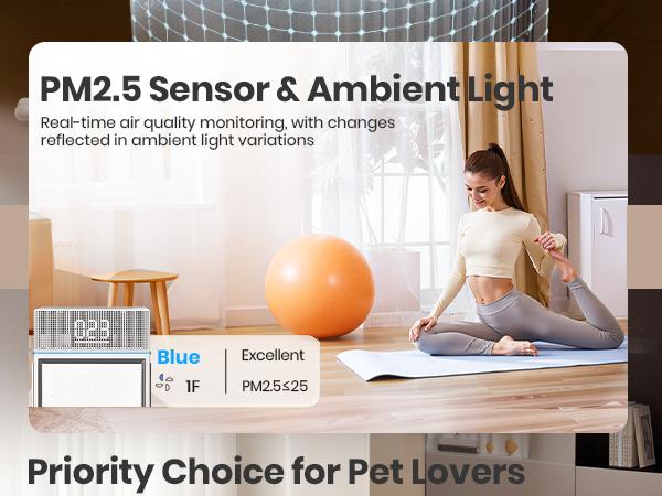 Air Purifiers PB6866 for Large Room Up to 3600 ft² with PM2.5 Air Quality Monitor, Auto Mode, Three-Sided Air Intake H13 HEPA Filter—Air Cleaner for Pet Hair Dander Odor Allergies Pollutant, Quiet Casters Design#TikTokShopBlackFriday Air Purifiers PB6866 for Large Room Up to 3600 ft² with PM2.5 Air Quality Monitor, Auto Mode, Three-Sided Air Intake H13 HEPA Filter—Air Cleaner for Pet Hair Dander Odor Allergies Pollutant, Quiet Casters Design#TikTokShopBlackFriday