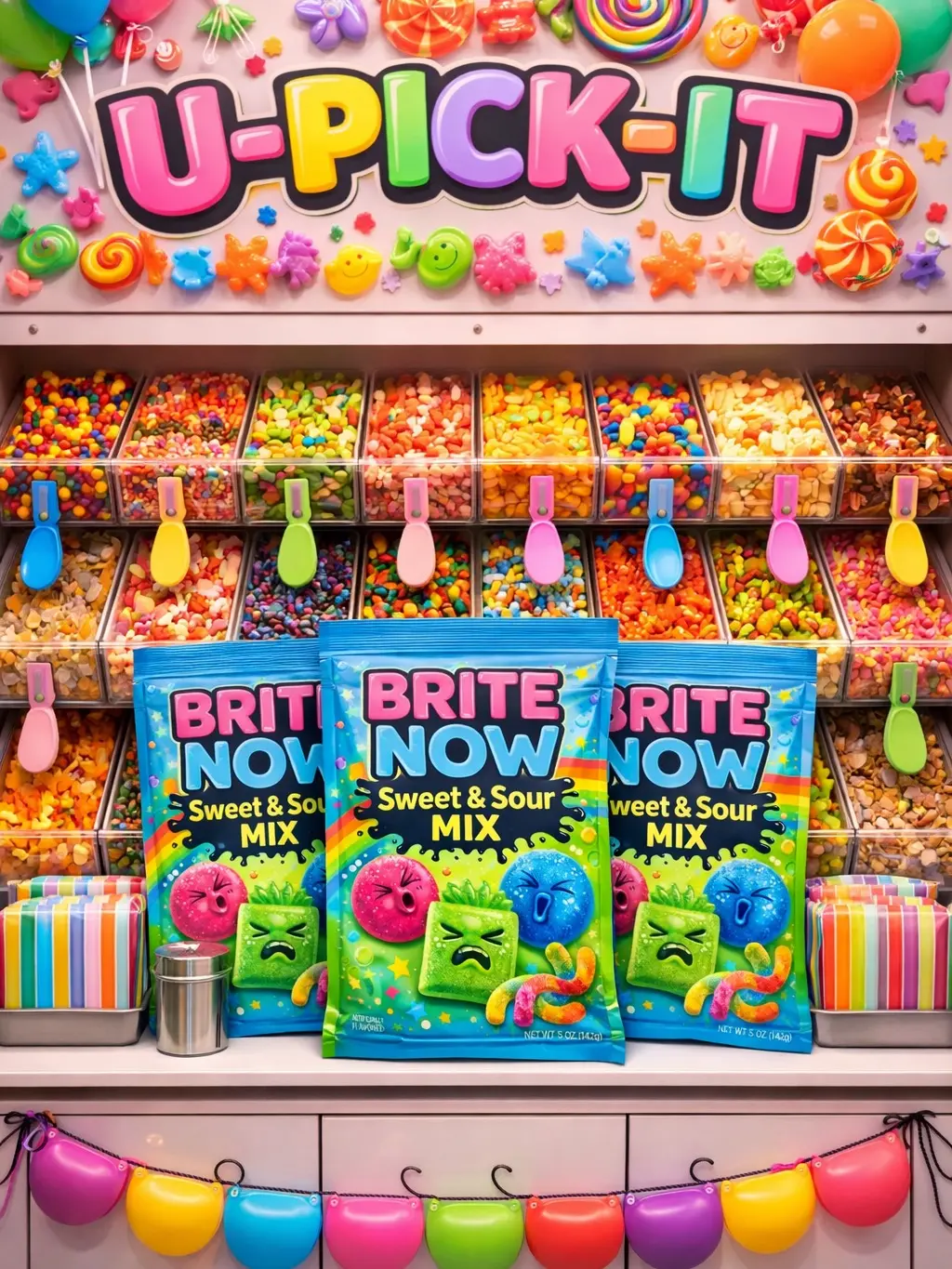 BRITE NOW U-PICK-IT Candy Mix LIVE 8 oz 12 oz 16 oz 32 oz Choose Your Favorites