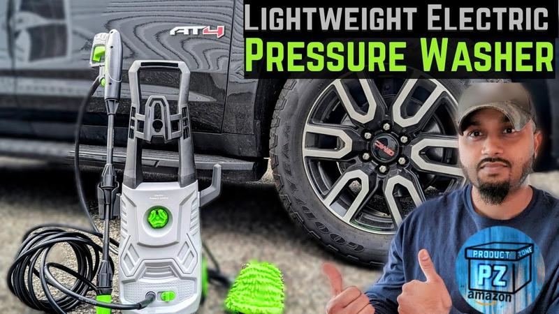 【Jumpstart Sale】Pressure Washer, Portable Power Washer, 4 Quick Connect Nozzles, High Pressure Cleaning Machine for Car Fence Driveway Patio Washing and More
