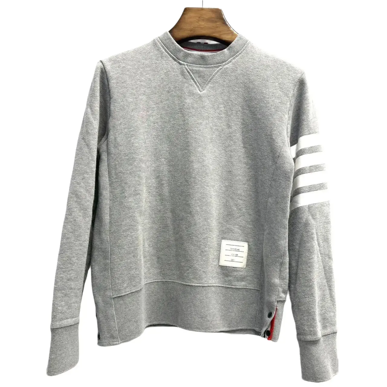 CALUXA -Thom Browne Classic Loopback 4-Bar sweatshirt size 1/155/68A