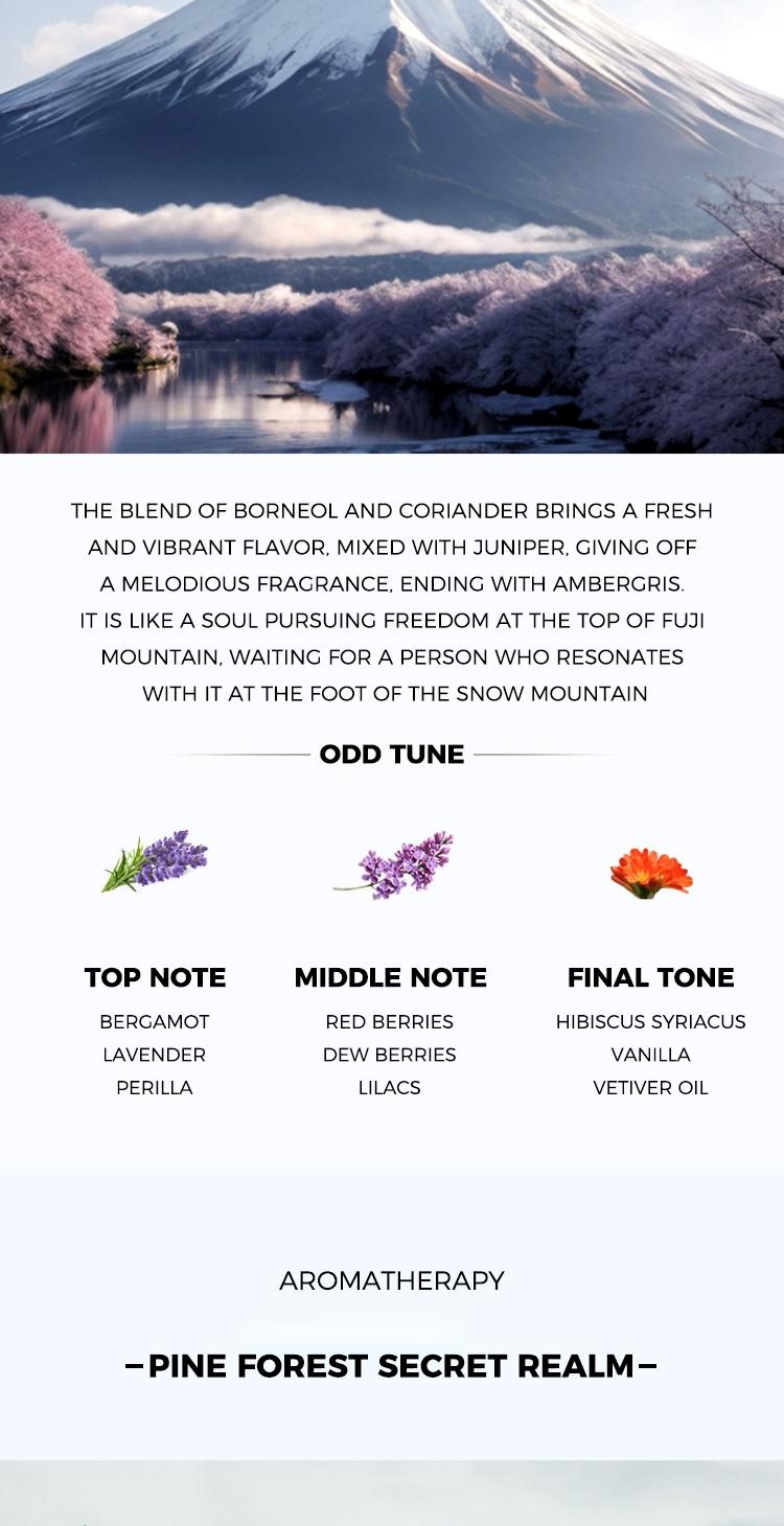 BiLOLLY Smart Car Air Freshener, Premium Scenic Scent Car Fragrance, Auto On/Off, Adjustable Intensity, Fuji Morning Glow and Pine Forest Secret Fragrance Lasts for Six Months, 2025 New Car Diffuser, Car Fragrance