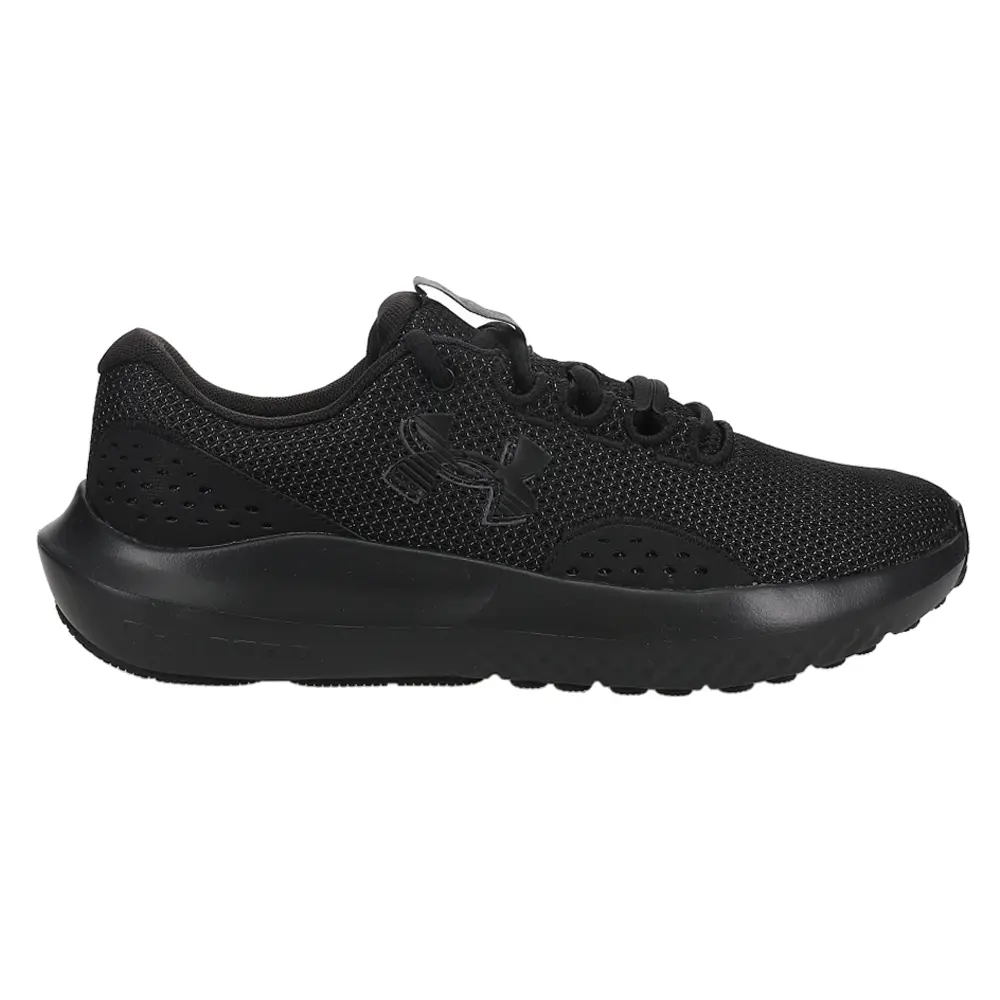 Under Armour Mens Charged Surge 4 Running Sneakers Shoes - Black