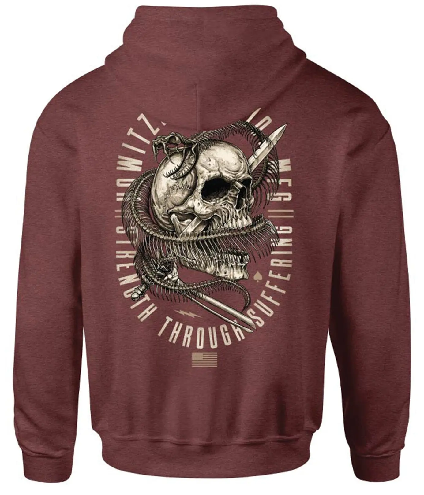 Howitzer Men's Coil Pullover Hoodie, Ultra Soft Cotton Fleece Sweatshirt, Premium Fit with Hand Drawn Artwork, Sweatshirts, Graphic, Casual
