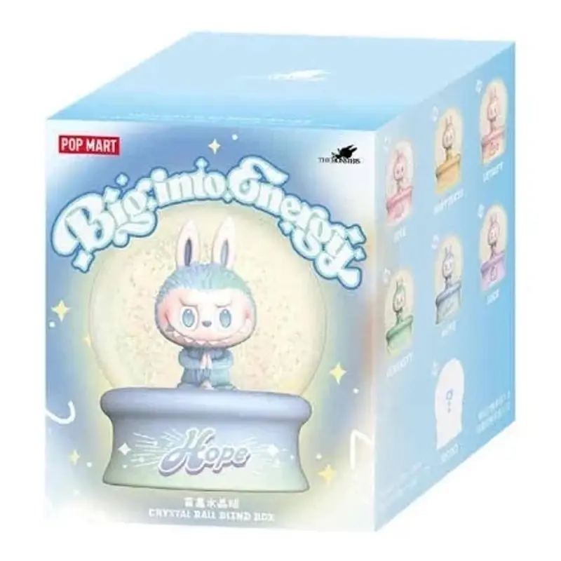 BIG INTO ENERGY - CRYSYAL BALL LABUBU POP MART (1 BOX)