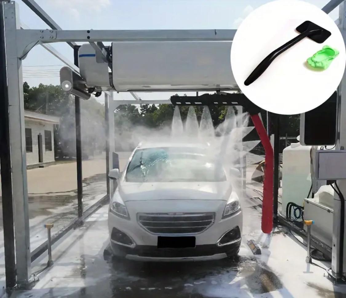 Revolutionize Your Drive: Adjustable Windshield Wiper & Defogging Tool!  #CarEssentials #WindowCleaning