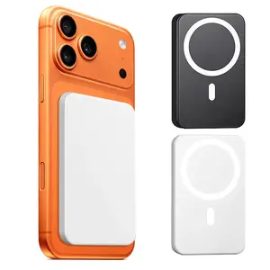 Magnetic Power Bank for iPhone 15/14/13/12/Pro/Mini/Pro Max, Power Bank with Phone Holder, Stocking Fillers Gift，Magnetic Wireless Fast Charging Power Bank, 10000mAh Portable Charger, Suitable for all Samsung and Android phones that support wireless charg