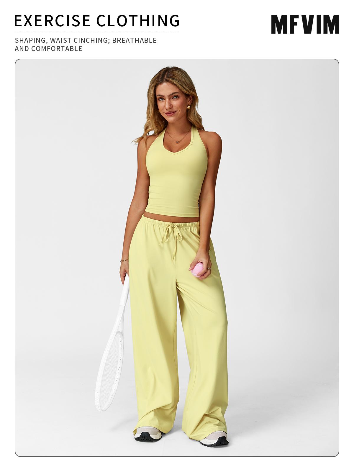 MFVIM Women's Fitness Suit 2 Piece High Waisted Pants With Padded Stretch Sports Bra Set Fitness Clothing solid sportswear athletic tracksuits sport outfit activity sporty Breathable MFVIM Women's Fitness Suit 2 Piece High Waisted Pants With Padded Stretch Sports Bra Set Fitness Clothing solid sportswear athletic tracksuits sport outfit activity sporty Breathable