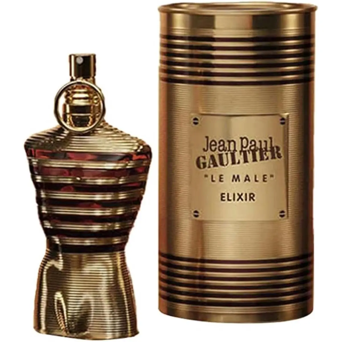 Jean Paul Gaultier JMEMPS25-A 2.5 oz Le Male Elixir Oriental Fougere Parfum Spray - Aromatic Luxurious, Masculine Fragrance for Men, Nose Behind Fragrance: Quentin Bisch, Perfume For Sale, Cologne, Men's Cologne, Fragrance Perfumes