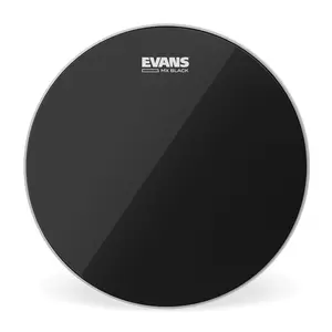 Evans MX Black Marching Tenor Drum Head, 6 Inch