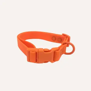 PVC Dog Collar - All Weather Waterproof Durable & Odor-Resistant Biothane Material for Rainy Days