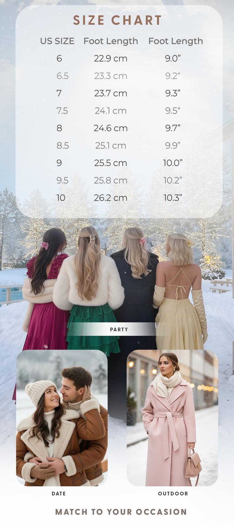 Faux Fur Snow Mid Calf Boots for Women Round Toe Wedge Heel Lace Up Fur Lined Fuzzy Fluffy Furry Warm Fashon Party Dress Valentine Shoes Trendy Boots gift for her