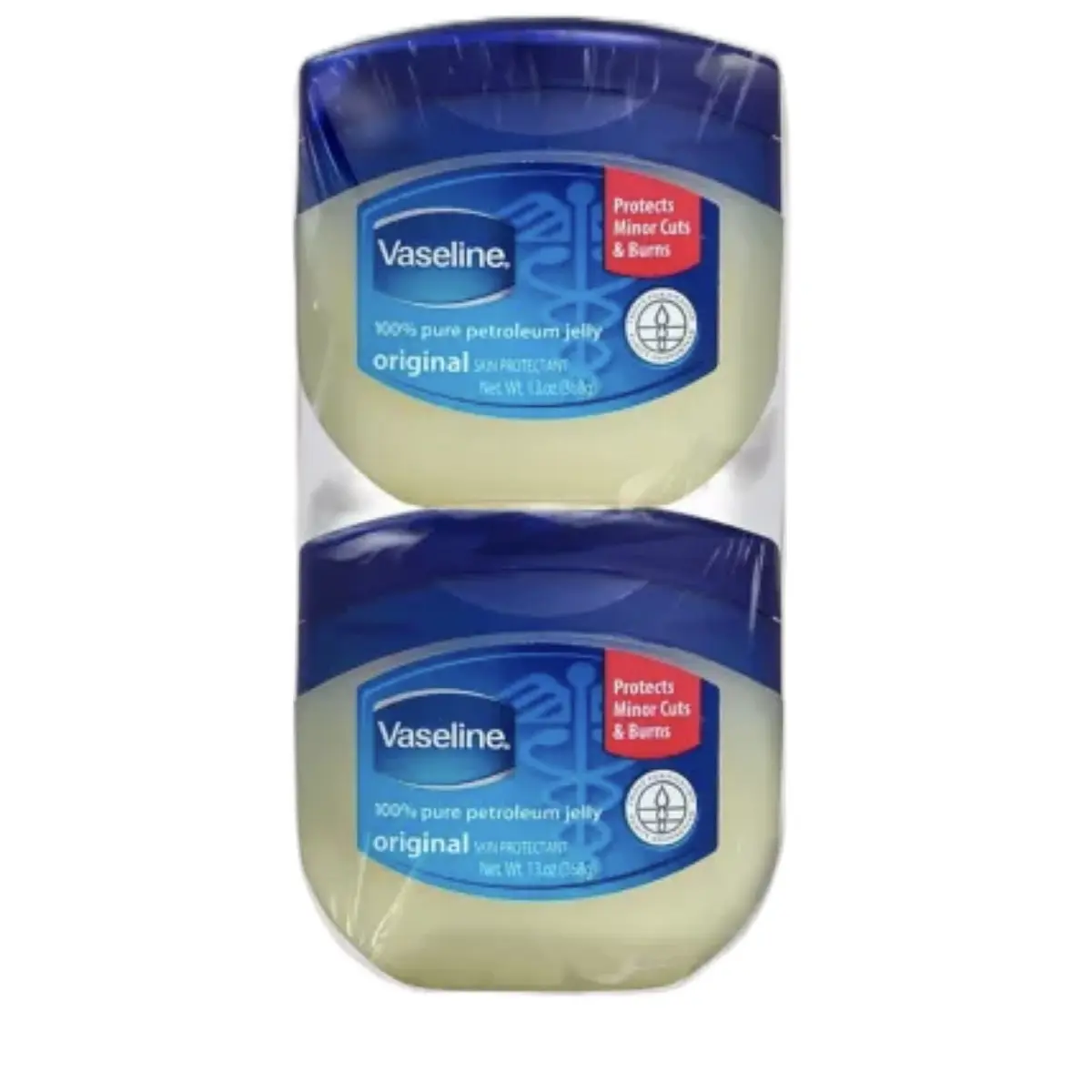 Vaseline Original Petroleum Jelly Balm, 2-Pack (400 ml Each) - Skincare & Lip Moisturizer, Hydrates Dry Skin, Locks in Moisture, Guards Against Windburn, Prevents Skin Irritation, Supports Sunburn Care