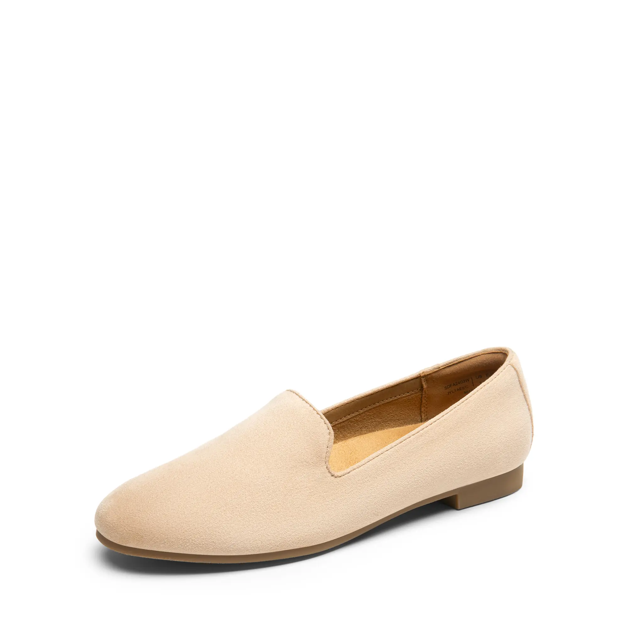 Dream Pairs Women's Classic Faux Suede Loafers, Solid Color Slip On Flats with Foam Cushion, Comfortable Walking Footwear for Office, Versatile Shoes, Solid Color Flats, Walking Shoes, Office-To-Shopping Ready, Round Toe Gives Toe Room, Office Outfits Wom