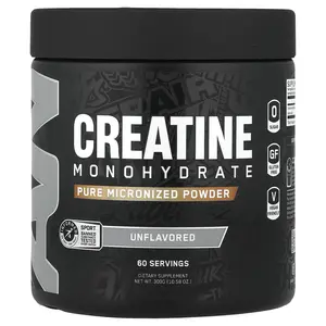 ABE Creatine Monohydrate, Pure Micronized Powder, Unflavored, 10.58 oz (300 g)