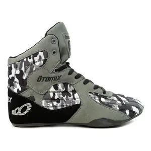 Bodybuilding Weightlifting Shoes Grey Camo Stingray Lifting