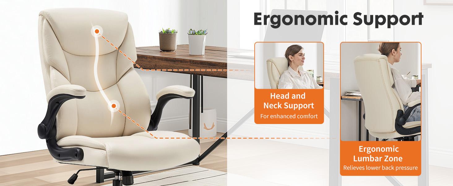 Furnest Indoor Furniture Chairs Computer Gaming Chair, Ergonomic Office Chair Heavy Duty Task Desk Chair with Flip-up Arms, PU Leather, Adjustable Swivel Rolling Chair with Wheels Furnest Indoor Furniture Chairs Computer Gaming Chair, Ergonomic Office Chair Heavy Duty Task Desk Chair with Flip-up Arms, PU Leather, Adjustable Swivel Rolling Chair with Wheels