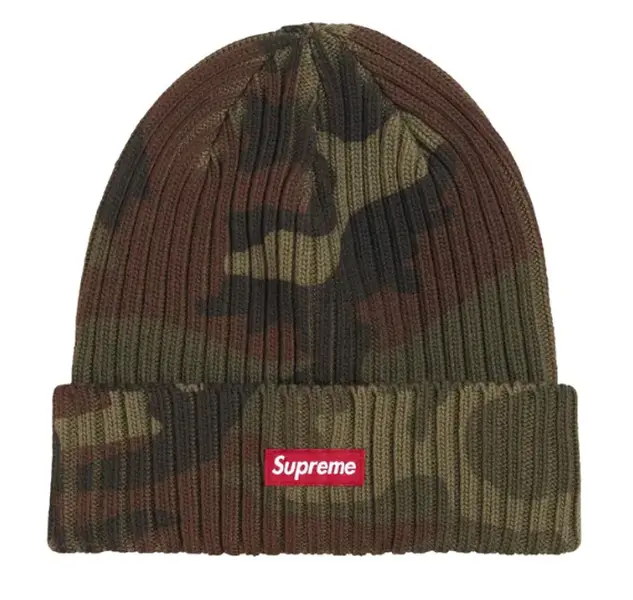Supreme Overdyed Beanie SS26 Green Camo