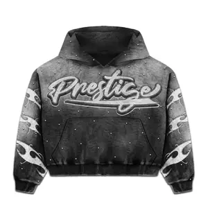 Prestige Flames Hoodie Black