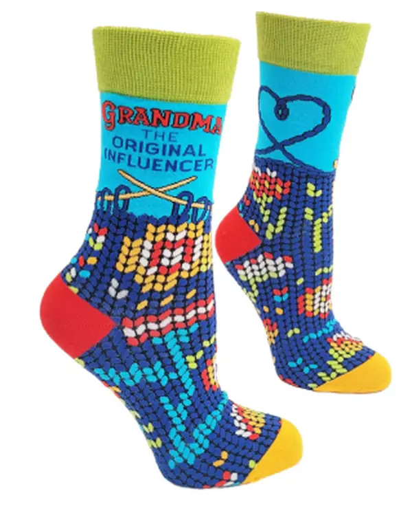 Fabdaz - Grandma The Original Influencer Women's Crew Socks