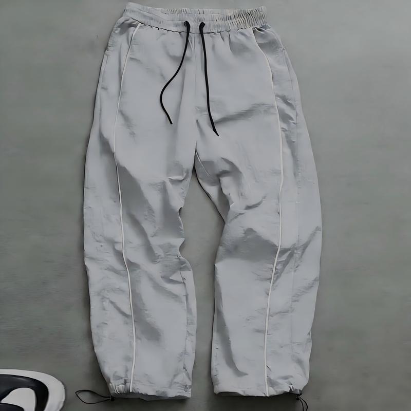 Men's casual athletic pants relaxed fit with drawstring cuffs lightweight fabric perfect for everyday wear