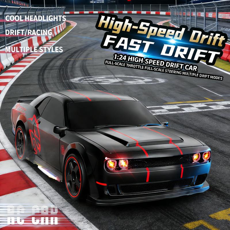 Full proportional throttle 1：24 silver rc racing cars perfect for indoor racing outdoor drives friend gatherings hobby sessions and rainy day fun