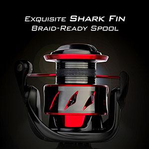 KastKing Sharky III Fishing Reel New Spinning Reel - Carbon Fiber 39.5 LBs Max Drag - 10+1 Stainless BB for Saltwater or Freshwater - Oversize Shaft - Super Value! KastKing Sharky III Fishing Reel New Spinning Reel - Carbon Fiber 39.5 LBs Max Drag - 10+1 Stainless BB for Saltwater or Freshwater - Oversize Shaft - Super Value!