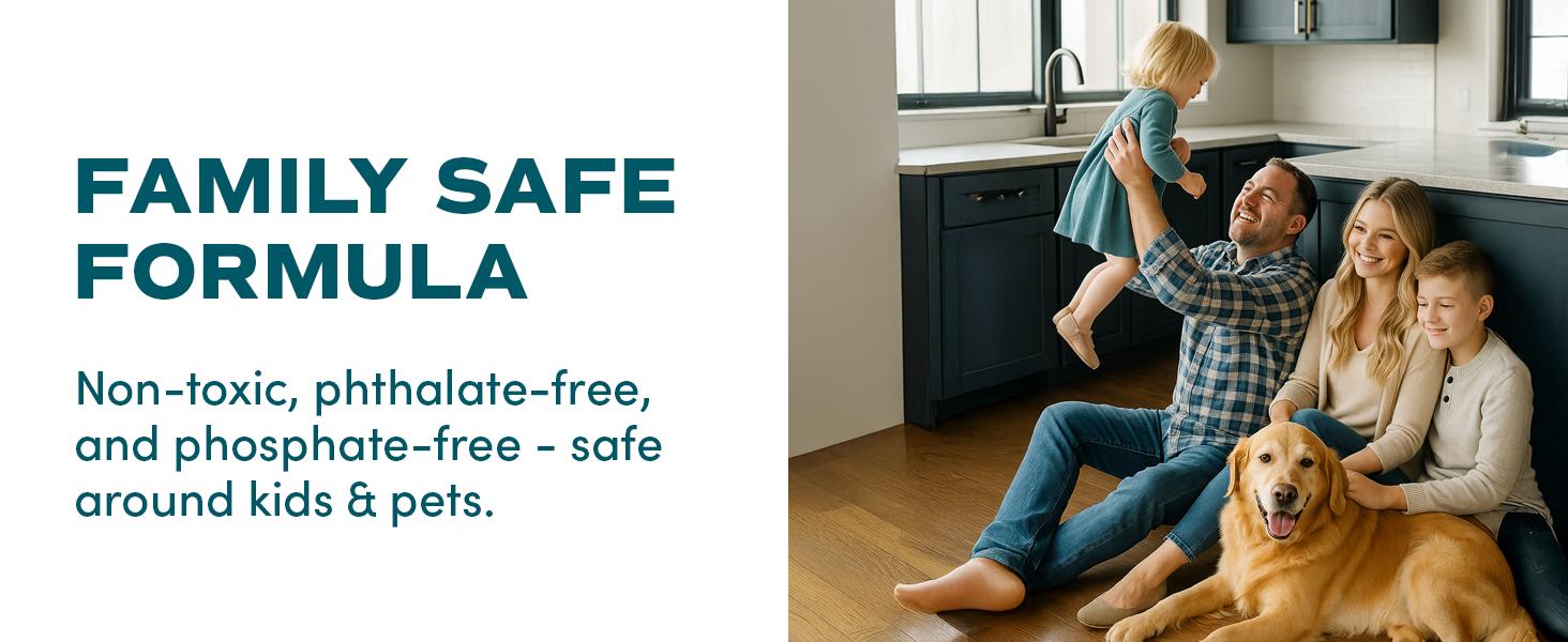 Zero Trace Eco-Friendly Dishwasher Detergent Sheets Unscented - 38 Plant-Based Sheets for Efficient Cleaning & Eco-Friendly Home Care - Ultra Concentrated PROTECH Formula - No Residue, Non-Toxic, Plastic-Free Packaging - Household