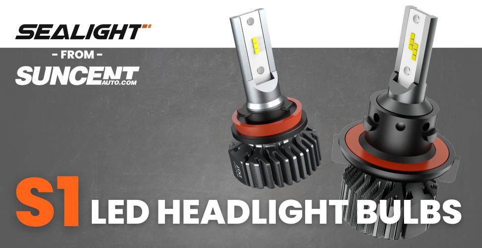 1997 Ford Ranger 9007/HB5 15W 6000K White LED Headlight Bulb 2PCS SEALIGHT S1