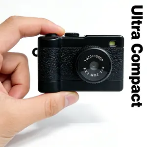 HD Mini Camera CMOS with Flash and Battery Base, Portable DV1080P Camcorder with 1.44 inch LCD Display