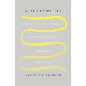 USED-After Disbelief: On Disenchantment, Disappointment, Eternity, and Joy by Kronman, Anthony T. (Hardcover)