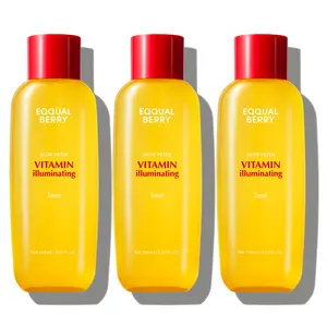 EQQUALBERRY Vitamin Illuminating Toner - Brightening Vitamin C & Niacinamide 3% | Gentle Daily Exfoliating | Skin-Prep Hydration for Glowy Skin(5.07 fl.oz / 150ml)