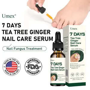 Umex Toenail Fungus Treatment Extra Strength ,Antifungal Solution ,Triple Action Formula for Damaged Nails, Multi-Purpose Nail Repair,1 Fl Oz Manicure Therapy Natural Lightweight