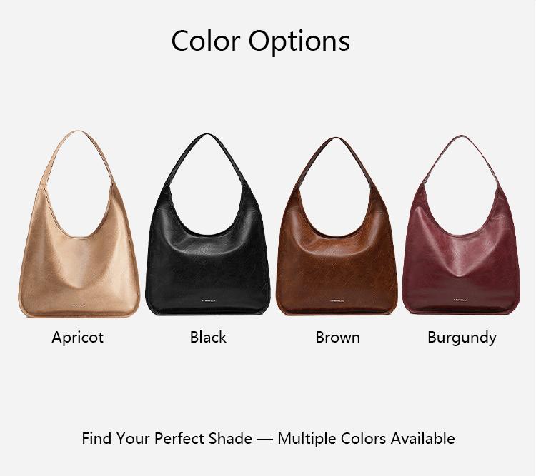 NEWBELLA Luna Pro Shoulder Bag in PU Leather - Sleek Solid Color Top Handle Bag with Zipper Closure for School & Commute - 48x12x44 cm dealsforyoudaysFallFreshness