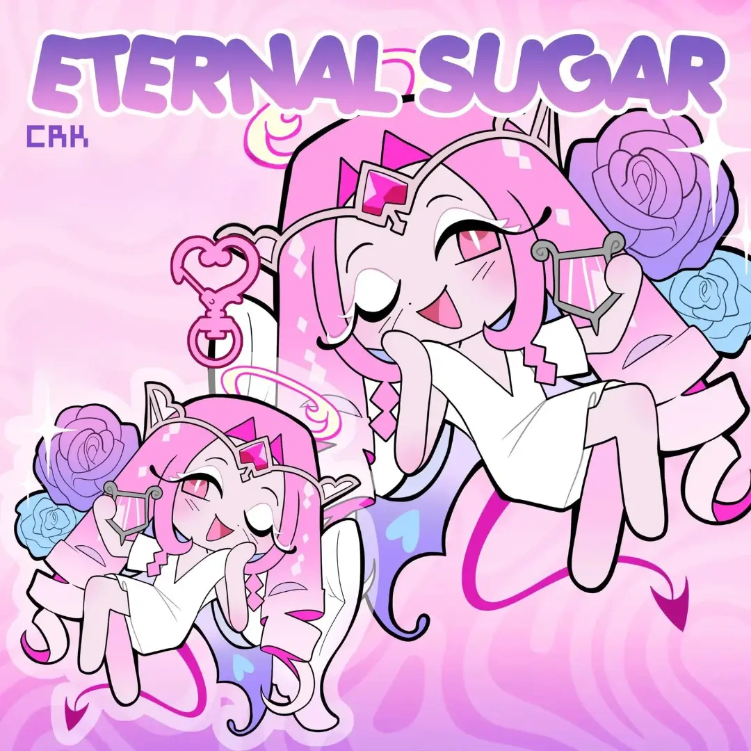 ETERNAL SUGAR COOKIE Keychain, Cookie Run Kingdom Acrylic Keychains, CRK Keyring, Small, Meaningful, And Full Of Character, Unique Keychains That Add Charm To Every Bag And Key.