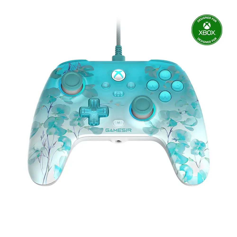 Gamesir T7 Pro Floral Wired Cable Xbox Controller, High-Performance Gaming Handheld Device, Durable Design for Enhanced Gameplay Experience