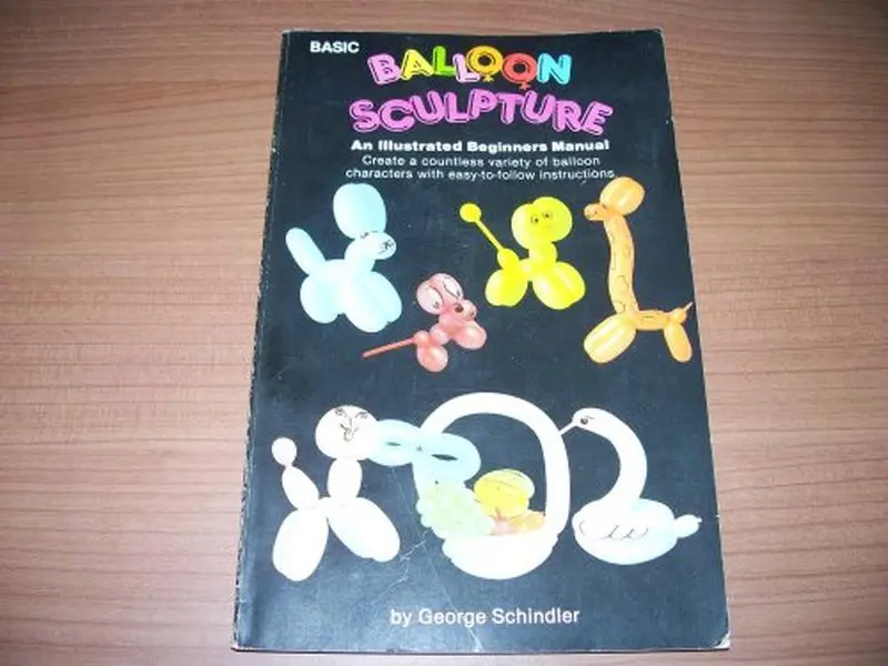 Used Book - Loftus Basic Balloon Sculpture: Illustrated Beginner's Manual with Balloon Characters Instructions for Adults, Birthday Parties by George Schindler (Paperback, English)