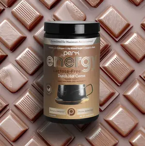 perkenergy Energy Naturally Sweetened Lactose Free Dutch Hot Cocoa
