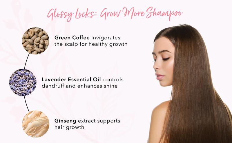 Glossy Locks Grow More Shampoo